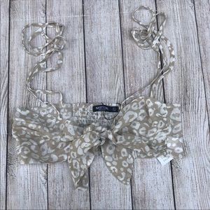 {Nasty Gal} Wild World Animal Tie Bra